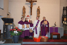 Der heilige Nikolaus in "Heilig Kreuz" Zierenberg